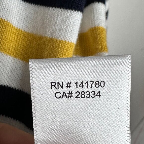 NWT Rule 18 Striped Long Sleeve Sweater - 100% Peruvian Pima Cotton - Men's XXL - Picture 6 of 10